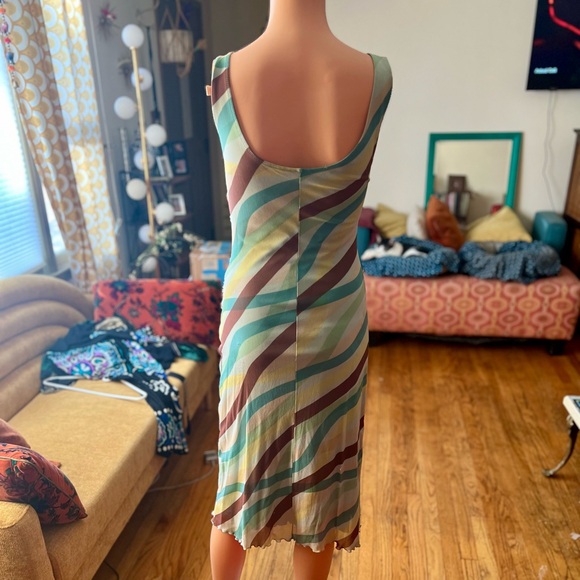 Vintage 1990s Weston Wear Layered Midi Dress - Picture 6 of 7